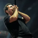 Vocalist Serj Tankian of System Of A Down at Rock in Rio 2015 in Rio de Janeiro^ Brazil. September 25^ 2015.