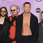 Imagine Dragons at the 2022 American Music Awards at the Microsoft Theatre. LOS ANGELES^ CA. November 20^ 2022