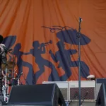 Chris and Rich Robinson of the Black Crowes performs at the 2022 New Orleans Jazz and Heritage Festival. New Orleans^ LA USA