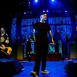 Al Barr of the Dropkick Murphys performs on stage at the Paramount Theater in Seattle^ WA on June 27^ 2011