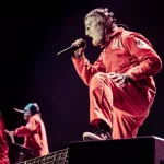 Slipknot performing at Olimpiyski stadium^ Moscow during Memorial World Tour. MOSCOW^ RUSSIA - JUNE 29^ 2011: