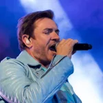 Simon Le Bon singer of the band Duran Duran on stage at Salata Zagreb. ZAGREB^ CROATIA - AUGUST 29^ 2017