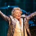 Rod Stewart performs on stage at the Hard Rock Live. HOLLYWOOD^ FLORIDA - FEBRUARY 13^ 2023