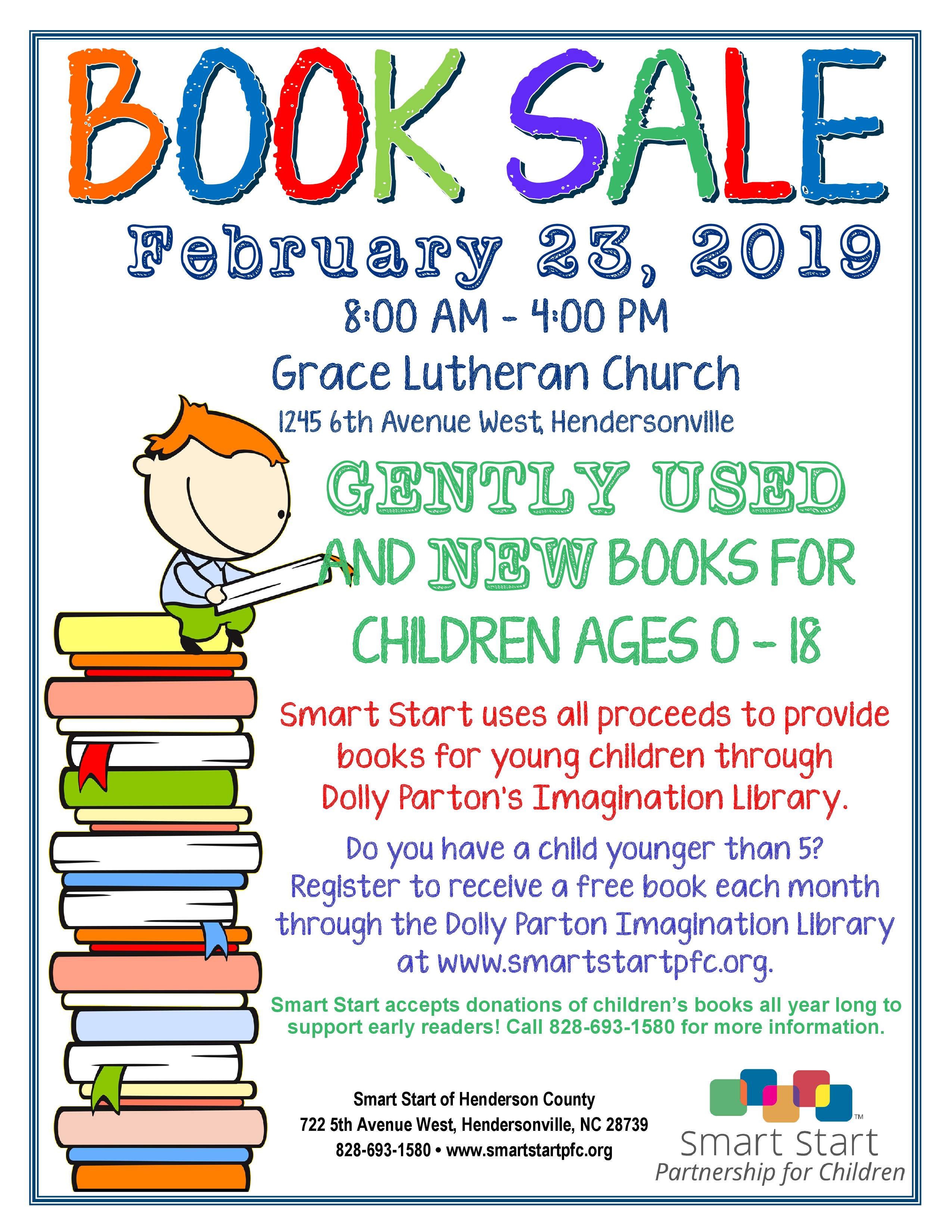 Children’s Book Sale for Smart Start WTZQ AM 1600 95.3 FM