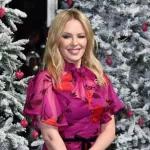 Kylie Minogue arriving for the "Last Christmas" premiere at the BFI Southbank^ London. LONDON^ UK. November 11^ 2019