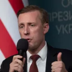 U.S. White House National Security Advisor Jake Sullivan during news briefing. Kyiv^ Ukraine^ March 20^ 2024