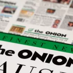 Cover of the Onion parody news publisher. Calgary^ Alberta^ June 17^ 2022