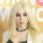 Ava Max wearing dress by Alexander Wang attends Billboard's 13th Annual Women in Music gala at Pier 36. New York^ NY - December 6^ 2018