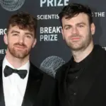 Andrew Taggart^ Alex Pall^ The Chainsmokers at the 9th Breakthrough Prize Ceremony Arrivals at the Academy Museum of Motion Pictures on April 15^ 2023 in Los Angeles^ CA