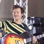 Harry Styles performs on NBC's "TODAY" Show at Rockefeller Plaza on May 19^ 2022 in New York City.