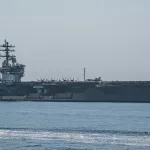 USS Dwight D Eisenhower^ CVN 69^ returns for Naval Station Norfolk after 9 month deployment