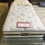 Lot #16: Koch Furniture Simmons Pocketed Coil Beauty Rest Twin Mattress w/ Foundation