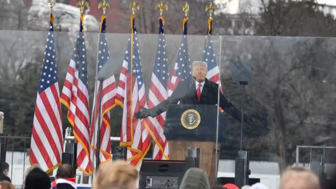 Donald Trump at Washington DC^ USA Jan 6 2021: Riots in DC