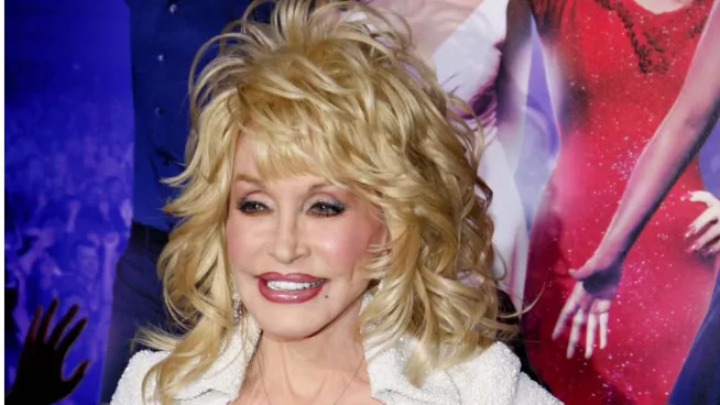 Dolly Parton at the Grauman's Chinese Theater in Los Angeles^ California^ United States on January 9^ 2012.