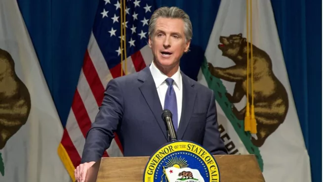 Governor Gavin Newsom introducing and discussing his 2024-25 state budge proposal and answering questions from reporters. Sacramento^ CA - Jan 10^ 2024