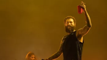 Post Malone performs at Bonnaroo music festival Manchester^ Tennessee USA - 06-15-2024