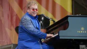 Sir Elton John headlines the New Orleans Jazz and Heritage Festival New Orleans^ LA - May 2^ 2015