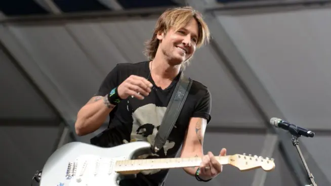 Keith Urban performs at the 2015 New Orleans Jazz and Heritage Festival. New Orleans^ LA - April 24^ 2015