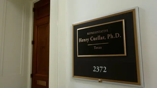 US HOUSE REPRESENTATIVE HENRY CUELLAR PHD TEXAS - office entrance sign WASHINGTON^ DC - APRIL 26^ 2019