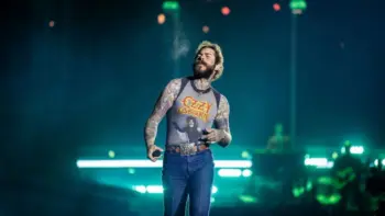 Post Malone performs at Tottenham Hotspur Stadium on his The BIG A$$ World Tour. London^ UK - September 20^ 2025