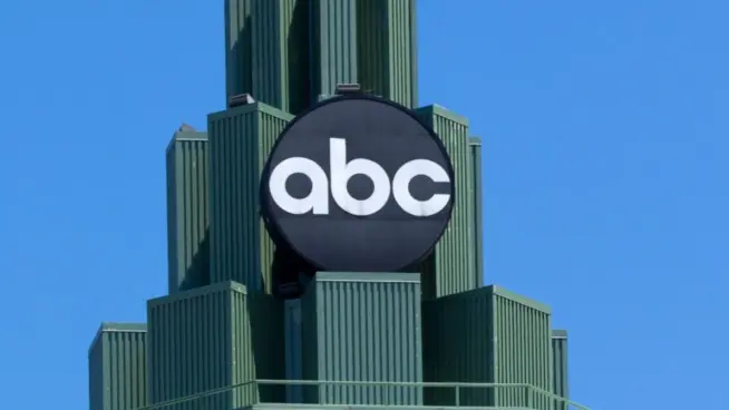 BURBANK^ CA/USA - MAY 2^ 2015: ABC Television Center building and Logo. ABC is a television broadcast corporation in the United States.