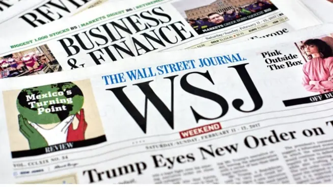 The Wall Street Journal Newspaper. The Wall Street Journal Is an American international daily newspaper.