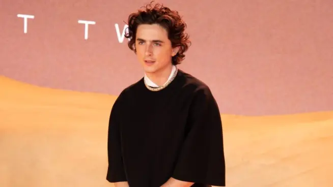 Timothée Chalamet attends the World Premiere of "Dune: Part Two" at Leicester Square. London^ England^ UK - February 15^ 2024