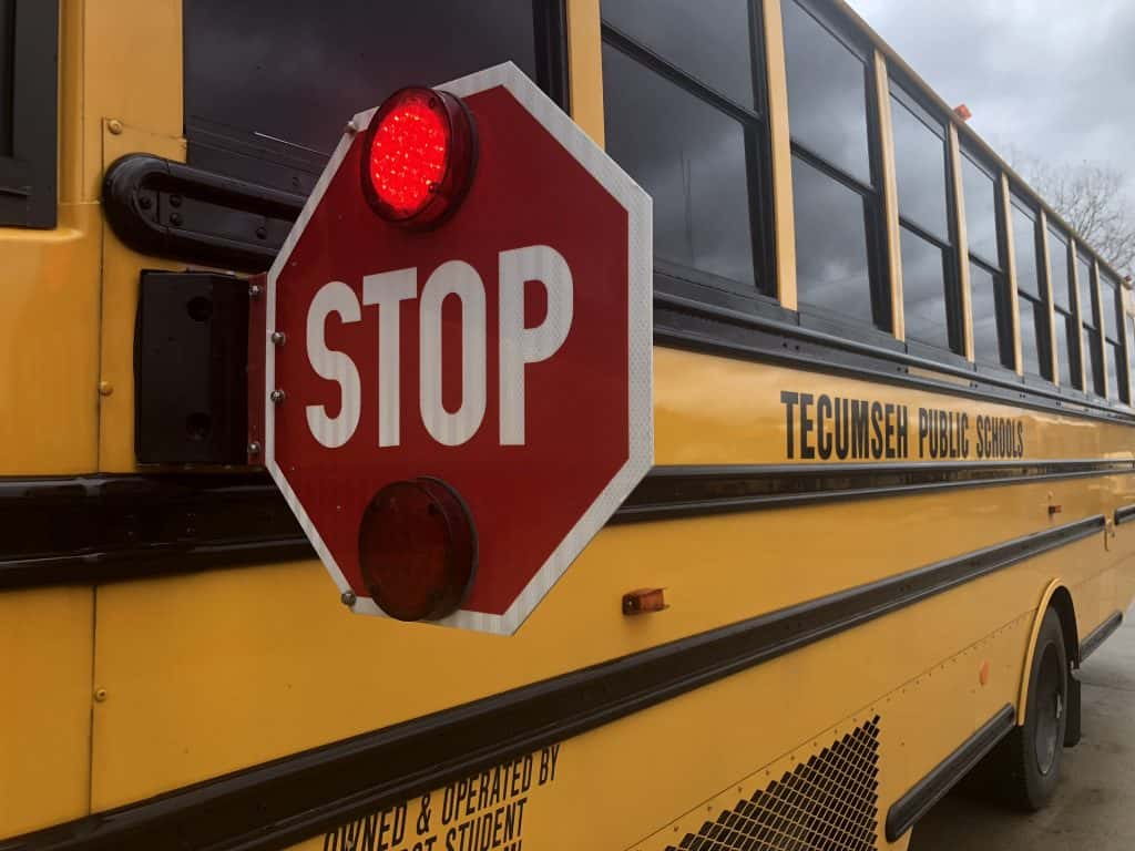 Tecumseh School Bus RearEnded While on Route; District Says No One Was