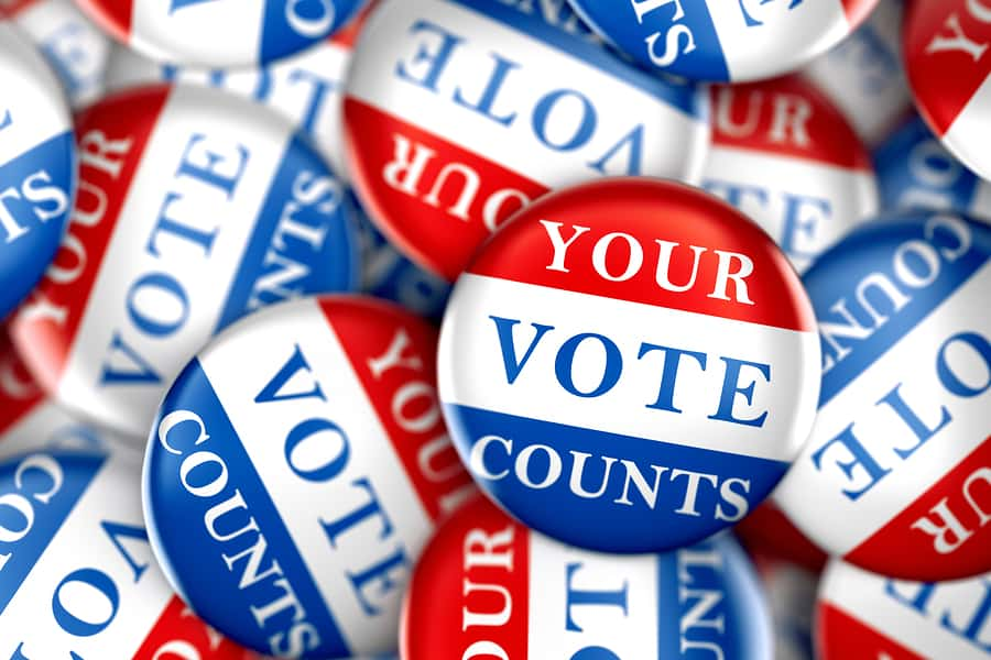 vote-buttons-with-your-vote-counts-3d-rendering