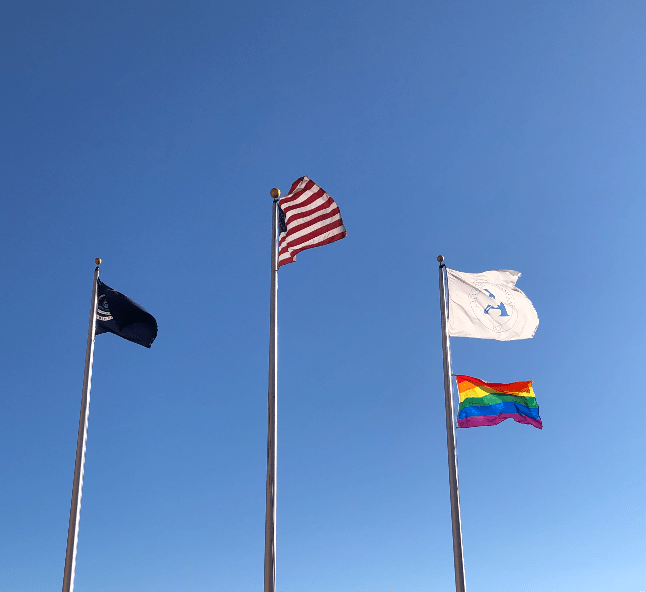 Pride Flag WLEN FM Radio 103 9