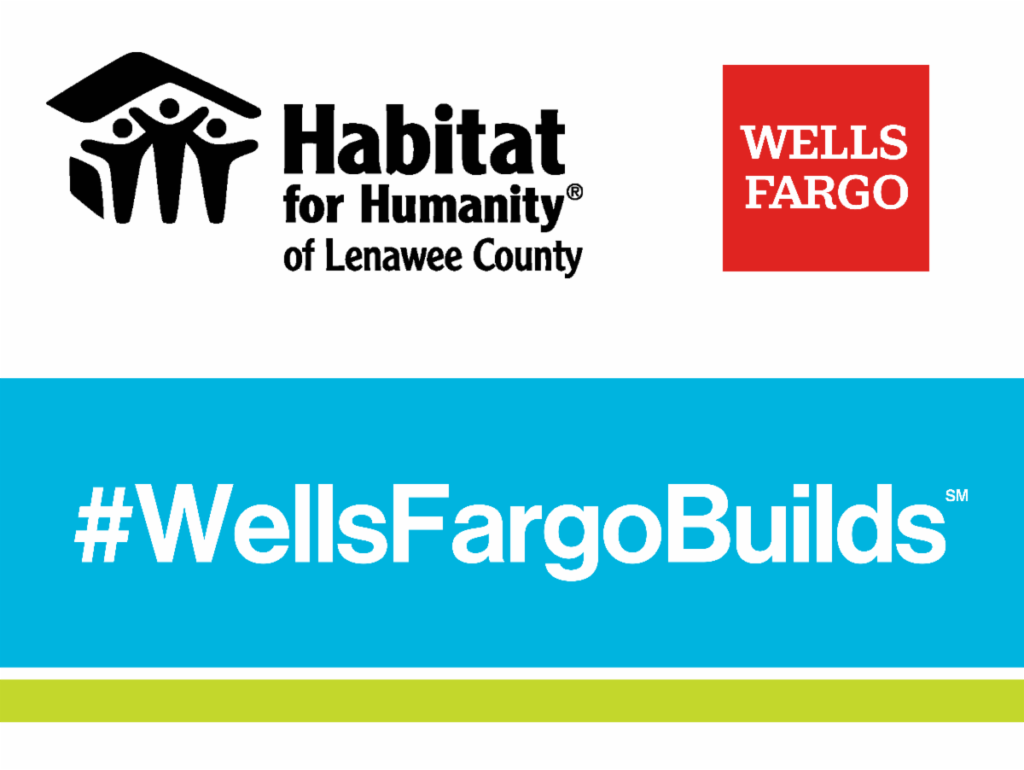 Wells Fargo Foundation Awards Grant to Habitat for Humanity of Lenawee