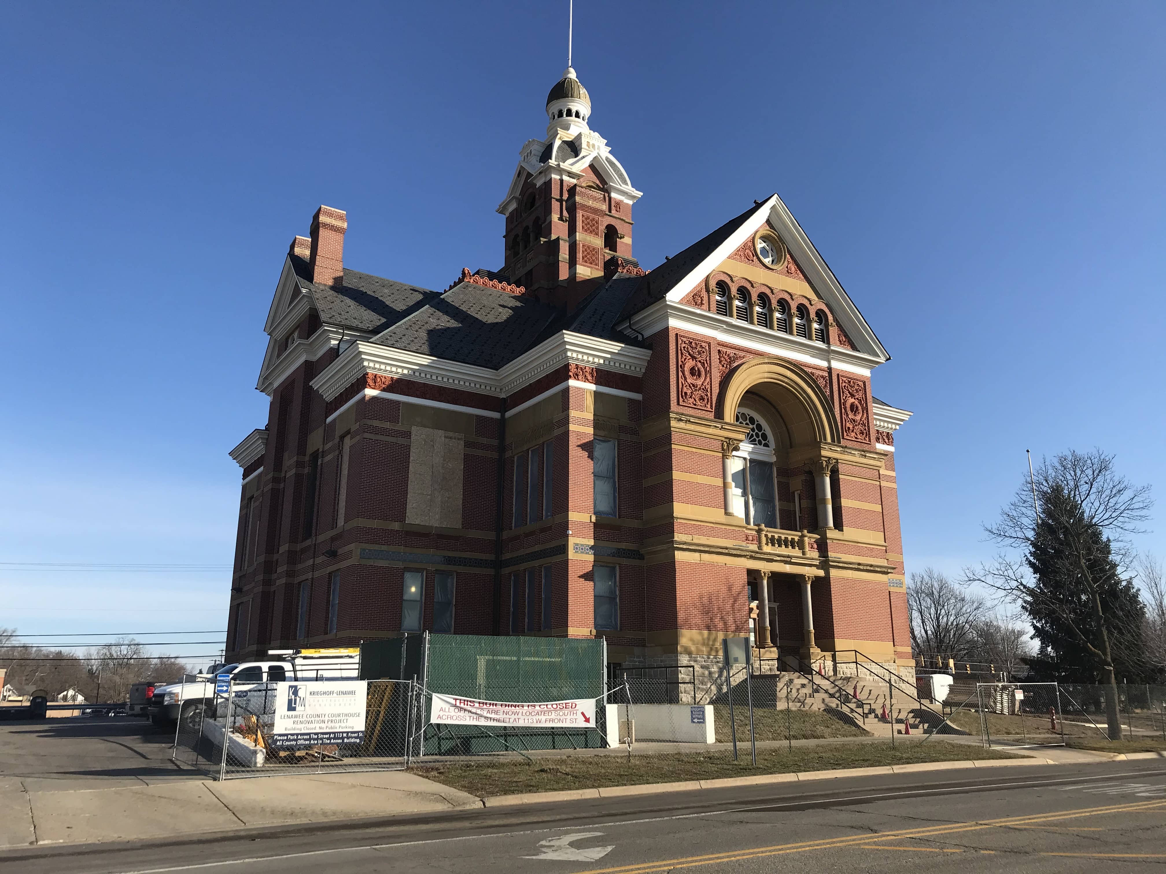 Old Lenawee County Courthouse Renovation Still on Time and on Budget