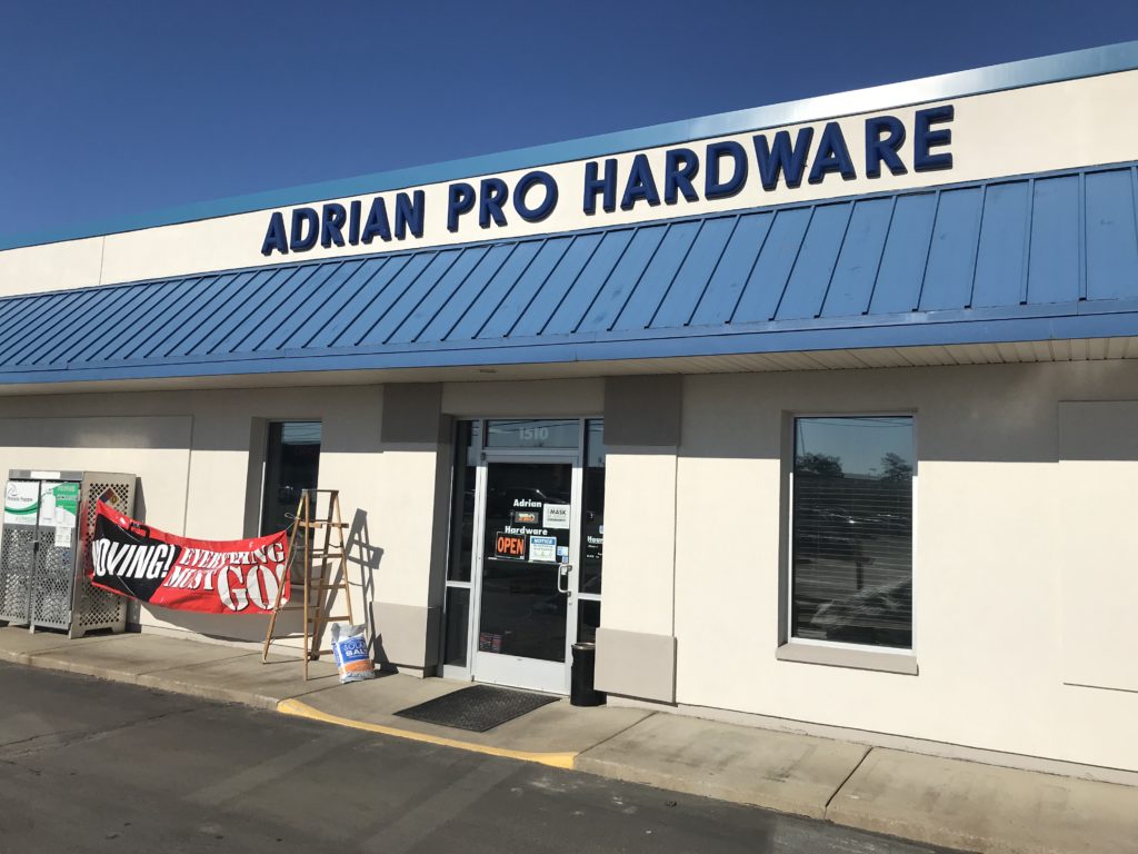 Adrian Pro Hardware To Close Their Doors After 70 Years In Business 
