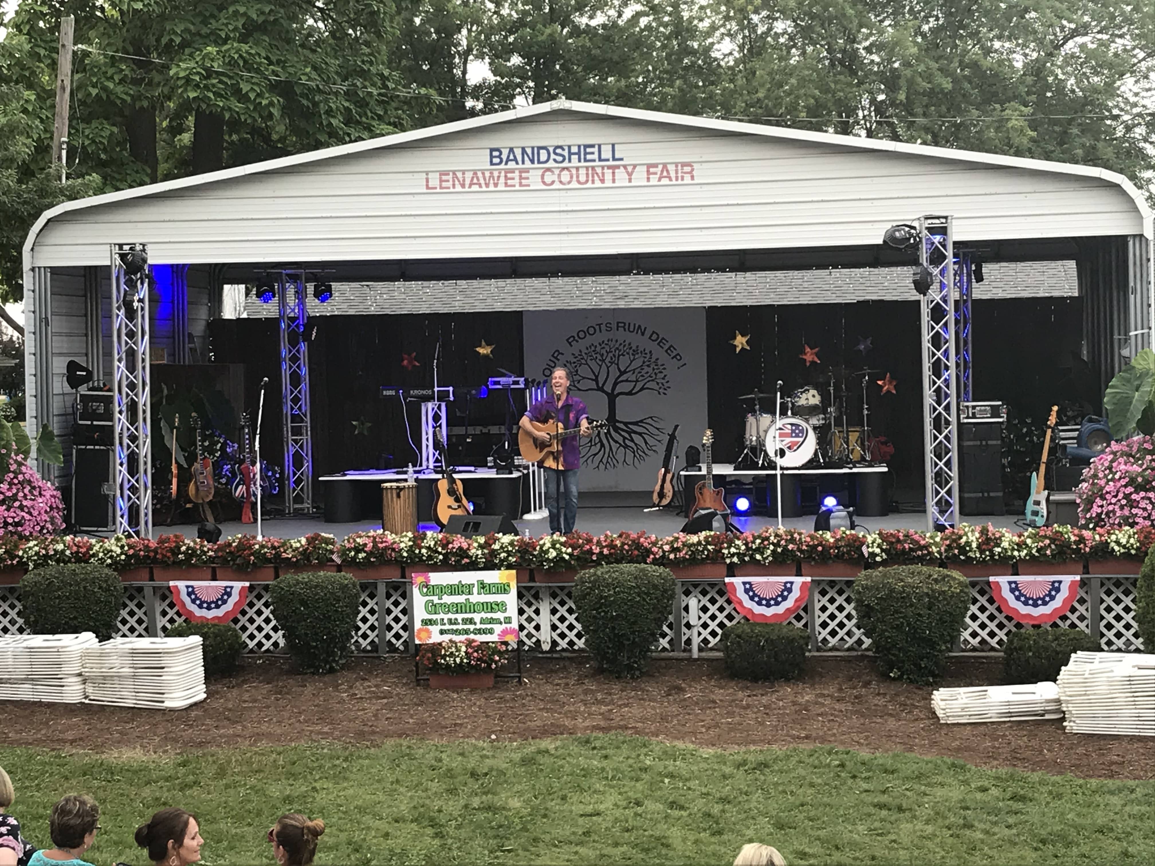 Musical Entertainment Draws Crowd to Lenawee County Fair Bandshell