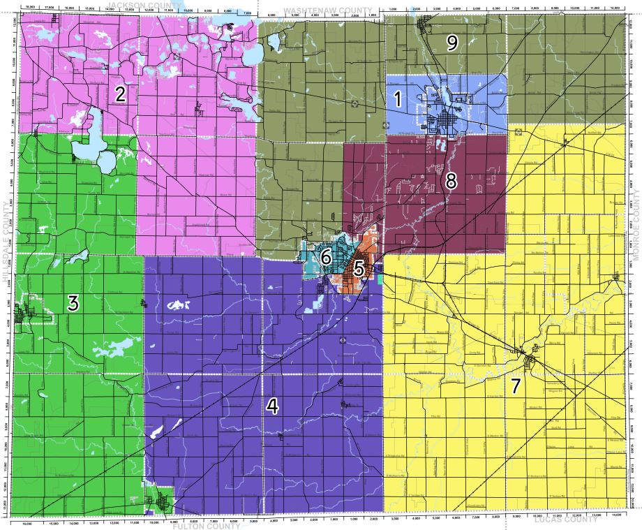 Slight Changes Proposed to Lenawee County District Map WLEN FM Radio