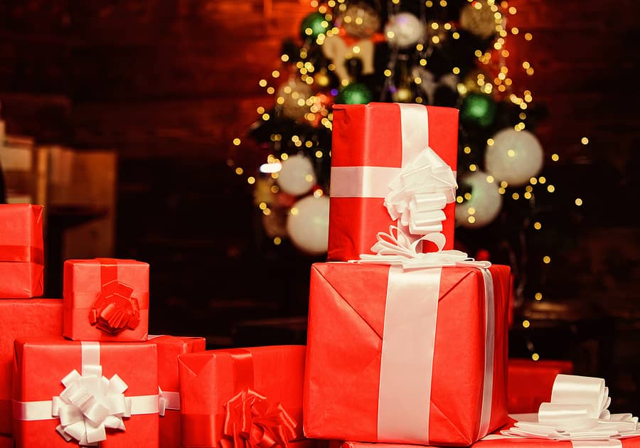 red-wrapped-gifts-or-presents-prepare-for-christmas-and-new-yea