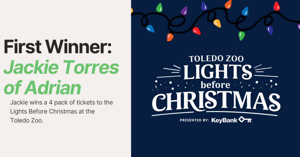 Toledo Zoo Lights Before Christmas Sweepstakes WLENFM Radio 103.9