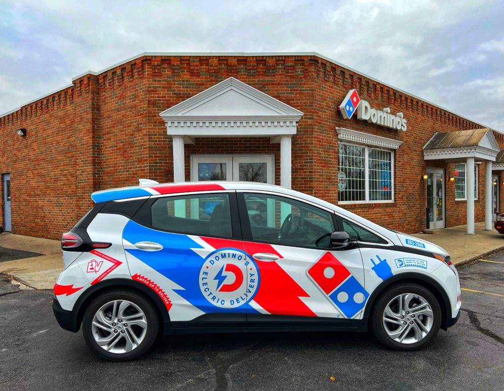 dominos chevy bolt