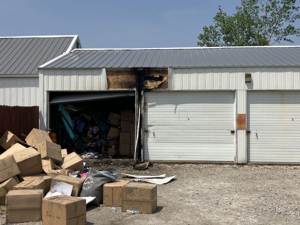Storage Unit Catches Fire in Adrian Wednesday Afternoon WLENFM Radio