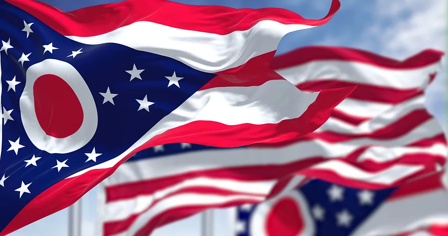 the-ohio-state-flag-waving-along-with-the-national-flag-of-the-u