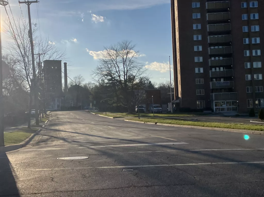 City of Adrian Opens College Ave. Near Riverview Terrace Apartments