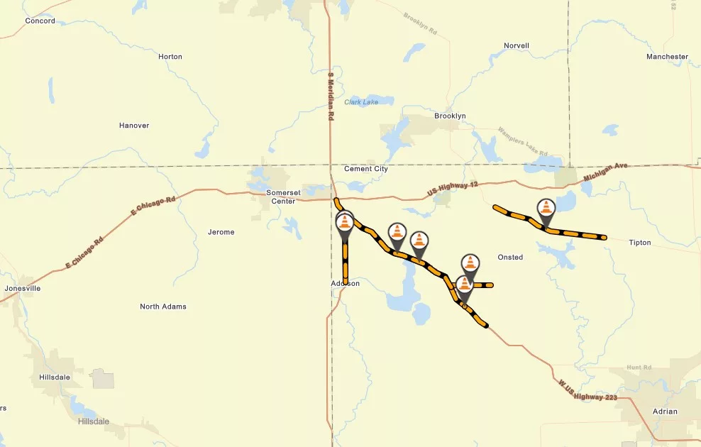 MDOT Continuing Construction Work on Lenawee County Roads | WLEN-FM ...