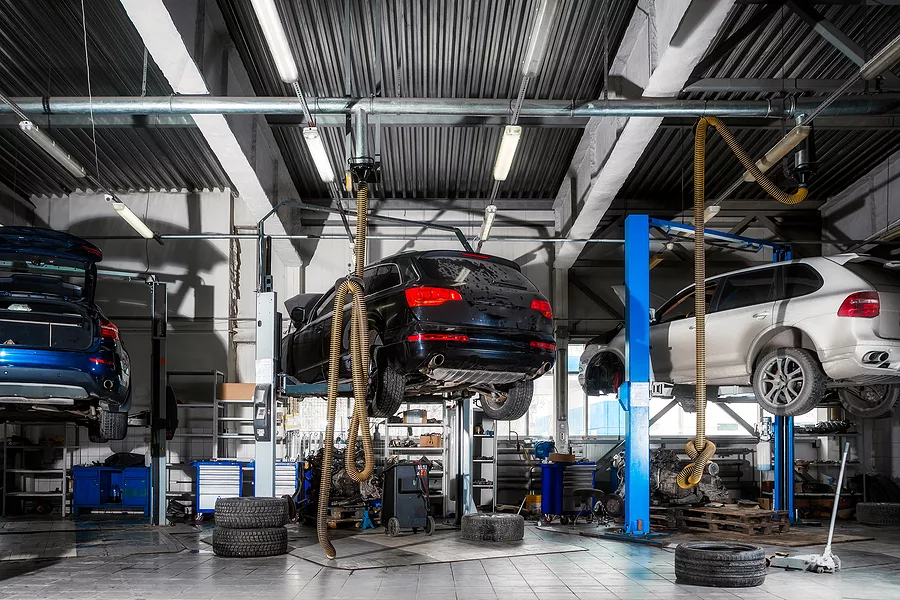 car-repair-on-a-lift-for-the-repair-of-the-chassis-automatic-tr
