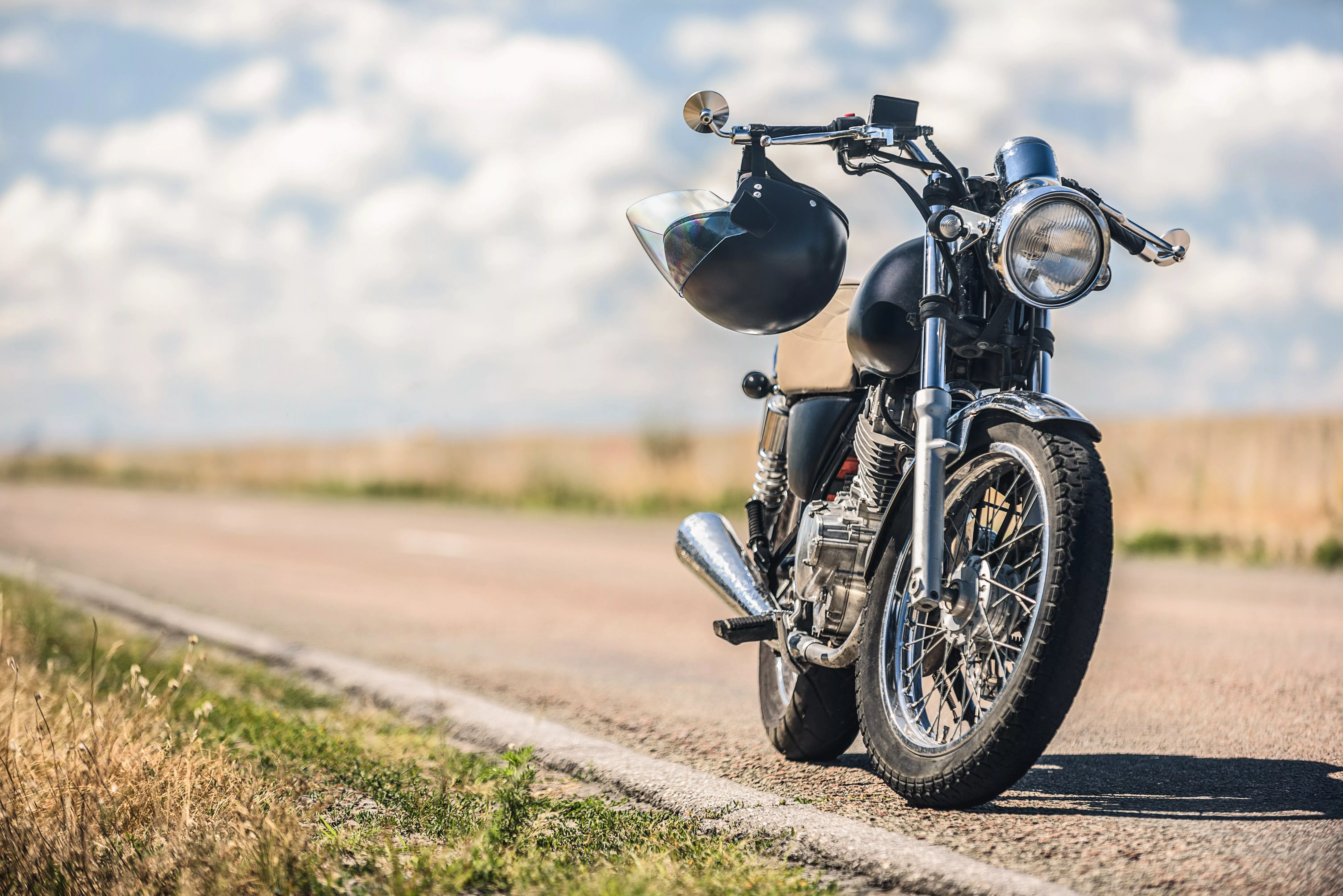 motorcycle-parking-on-road