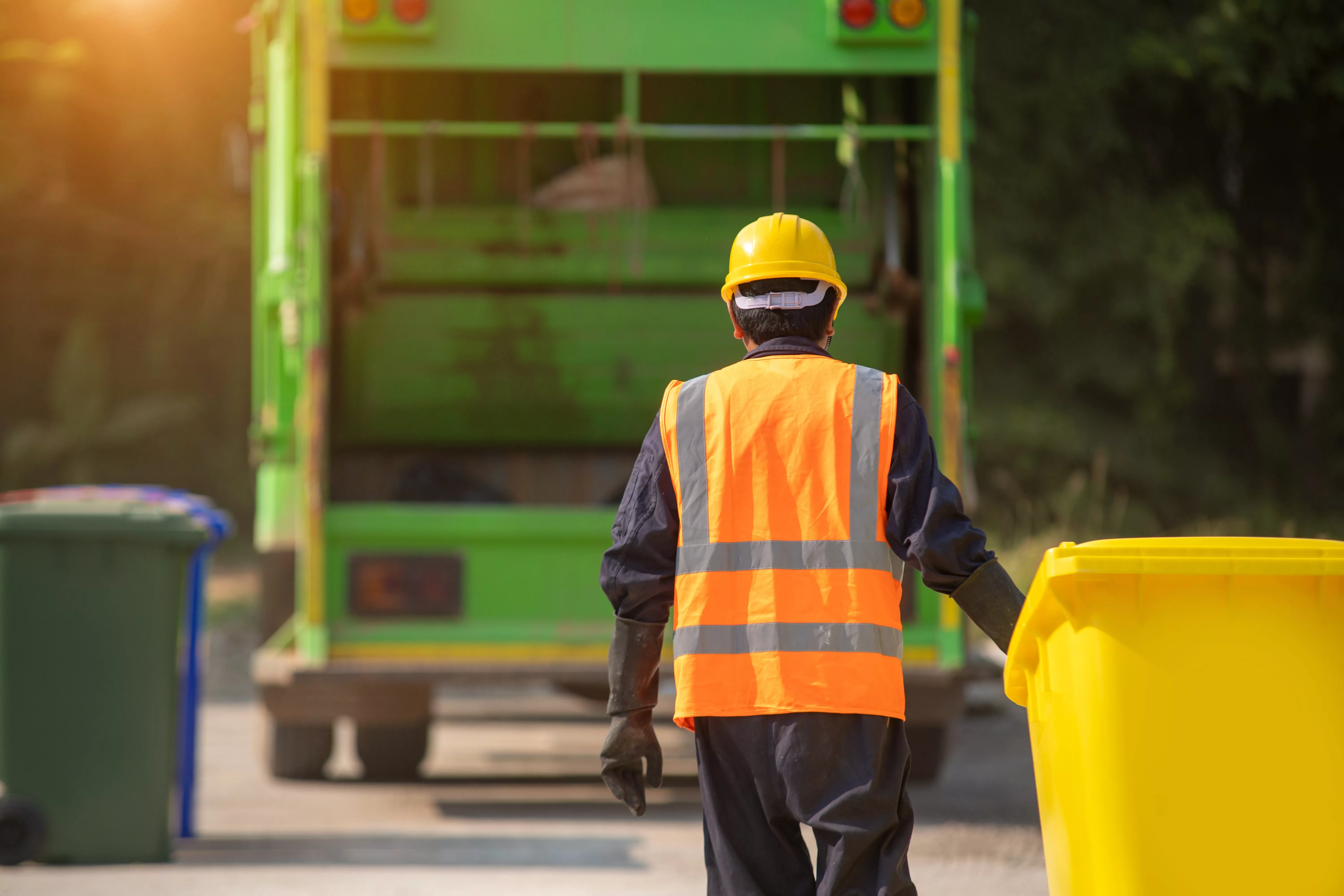 worker-collecting-garbage-of-urban-municipal-are-collecting-for