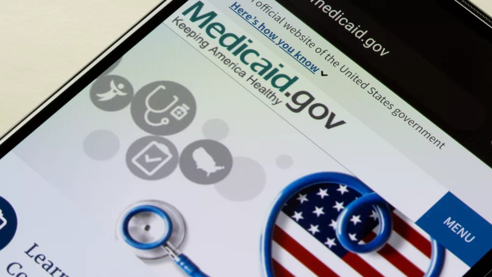 portland-or-usa-nov-29-2021-closeup-of-the-homepage-of-medicaid-gov-seen-on-a-smartphone-medicaid-provides-free-or-low-cost-health-coverage-to-eligible-needy-persons