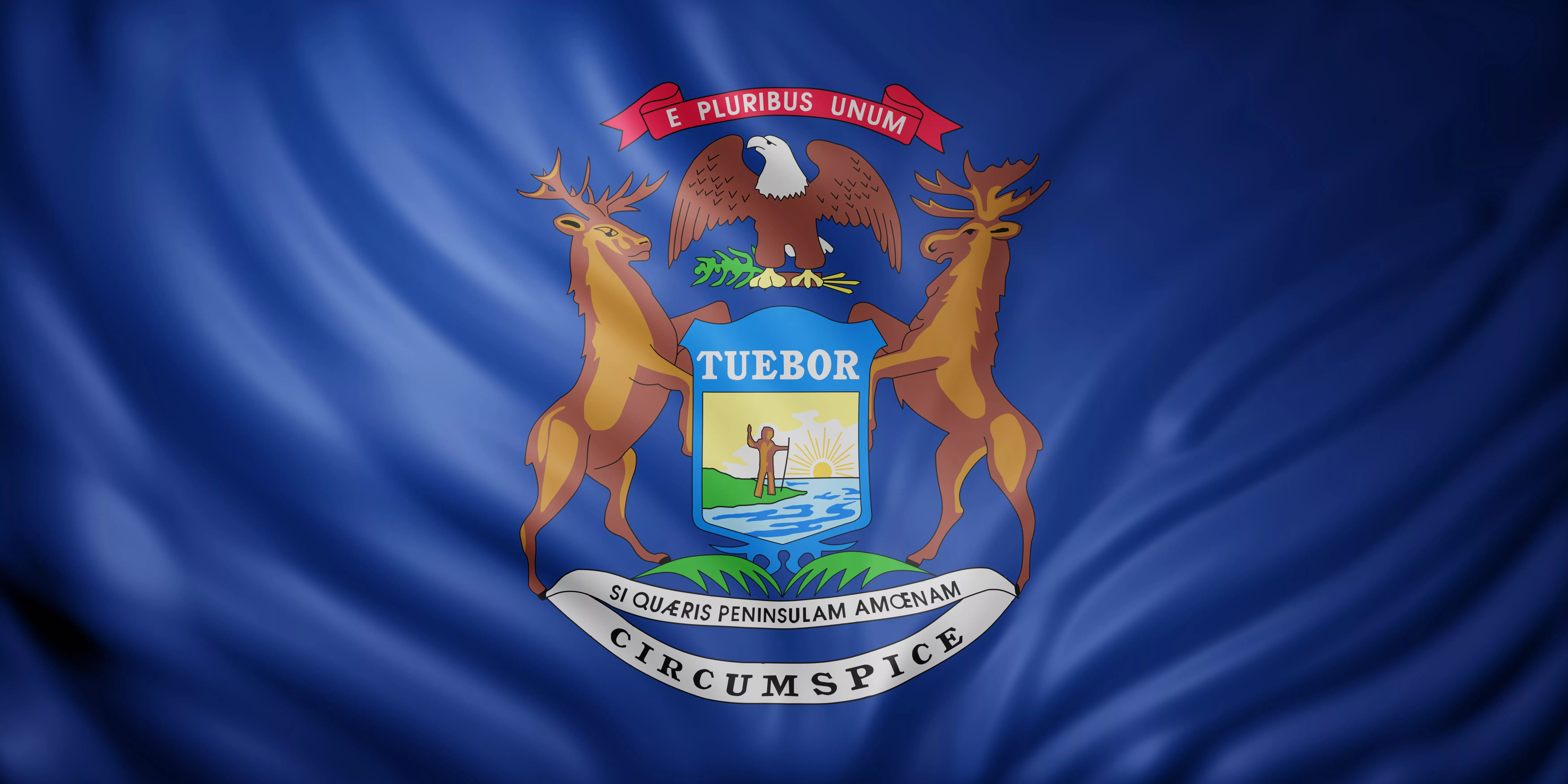 michigan-state-flag