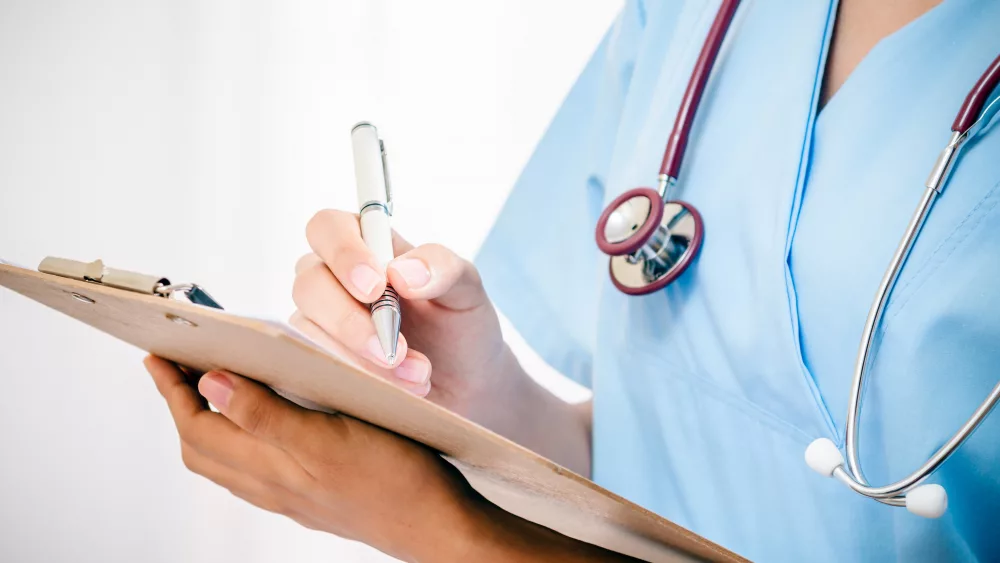 medical-student-train-recording-patients-information