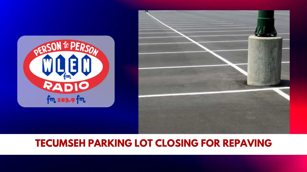 tecumseh-parking-lot-closing-for-repaving