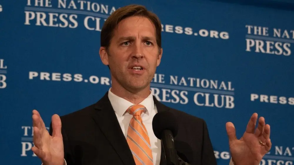 Senator Ben Sasse speaks to a luncheon at the National Press Club Washington^ DC/United States - October 31^ 2018